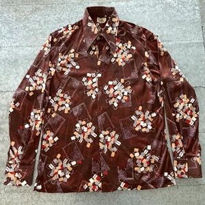 Vintage Men’s Shirt, Disco Era, by Casual Guy, 70s